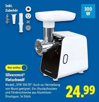 Lidl Silvercrest Fleischwolf Angebot