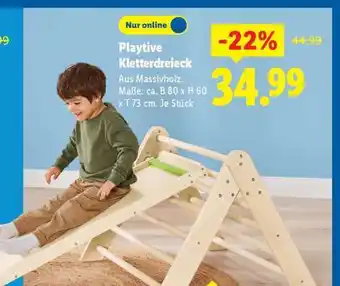 Lidl Playtive Kletterdreieck Angebot