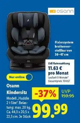 Lidl osann Kindersitz Angebot