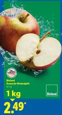 Lidl Bioland Deutsche Wetteräpfel Angebot