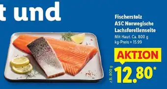 Lidl Fischerstolz ASC Norwegische Lachsforellenseite Angebot