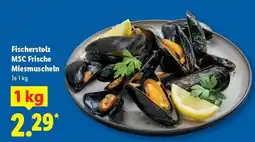 Lidl Fischerstolz MSC Frische Miesmuscheln Angebot