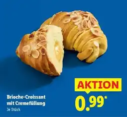 Lidl Brioche-Croissant mit Cremefüllung Angebot