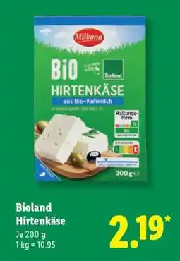 Lidl Bioland Hirtenkäse Angebot