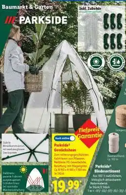 Lidl PARKSIDE Gewächshaus Angebot