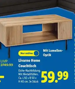 Lidl LIVARNO home Couchtisch Angebot