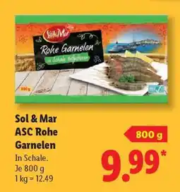 Lidl Sol & Mar ASC Rohe Garnelen Angebot