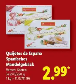 Lidl Quijotes de España Spanisches Mandelgebäck Angebot