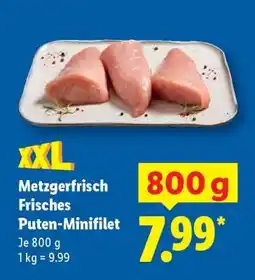Lidl Metzgerfrisch Frisches Puten-Minifilet Angebot
