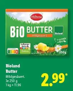 Lidl Bioland Butter Angebot