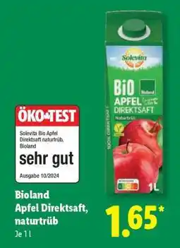 Lidl Bioland Apfel Direktsaft, naturtrüb Angebot