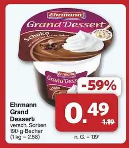 Famila Nord Ost Ehrmann Grand Dessert Angebot