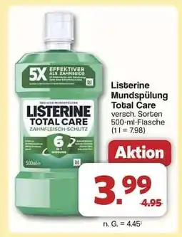 Famila Nord Ost Listerine Mundspülung Total Care Angebot