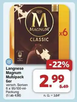 Famila Nord Ost Langnese Magnum Multipack 6er Angebot