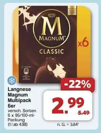 Famila Nord Ost Langnese Magnum Multipack 6er Angebot