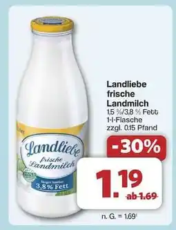 Famila Nord Ost LANDLIEBE Frische Landmilch Angebot