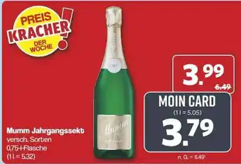 Famila Nord Ost Mumm Jahrgangssekt Angebot