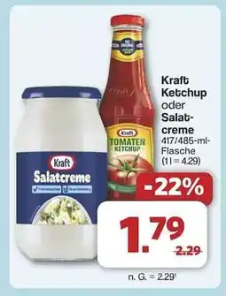 Famila Nord Ost Kraft Ketchup oder Salatcreme Angebot