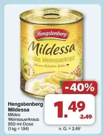 Famila Nord Ost Hengstenberg Mildessa Angebot