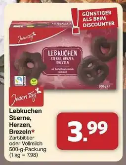 Famila Nord Ost Jeden Tag Lebkuchen Sterne, Herzen, Brezeln Angebot