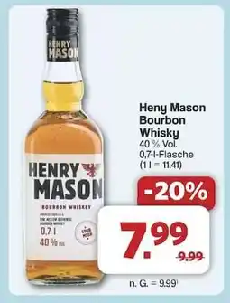 Famila Nord Ost Henry Mason Bourbon Whisky Angebot