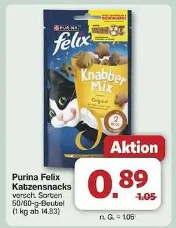 Famila Nord Ost Purina Felix Katzensnacks Angebot