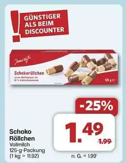 Famila Nord Ost Schoko Röllchen Angebot
