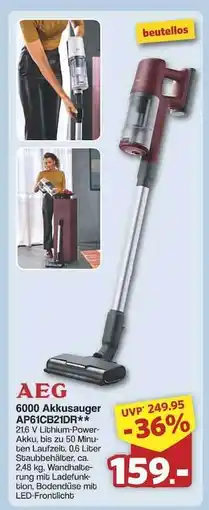 Famila Nord Ost AEG 6000 Akkusauger AP61CB21DB Angebot