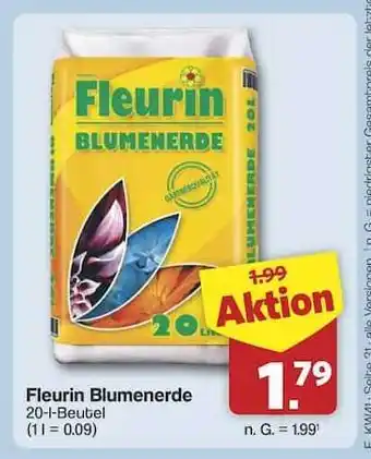 Famila Nord Ost Fleurin Blumenerde Angebot