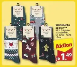 Famila Nord Ost Weihnachts-Socken Angebot