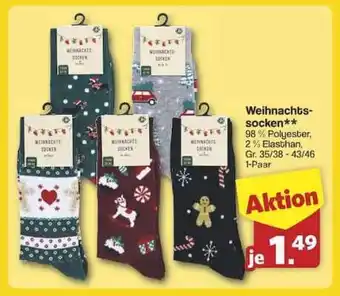 Famila Nord Ost Weihnachts-Socken Angebot