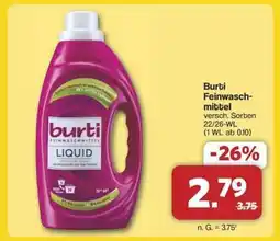 Famila Nord Ost burti Feinwaschmittel Angebot