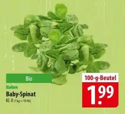 Famila Nord Ost Bio Baby Spinat Angebot