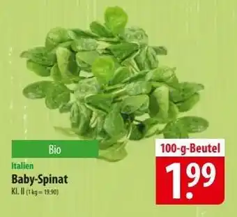 Famila Nord Ost Bio Baby Spinat Angebot