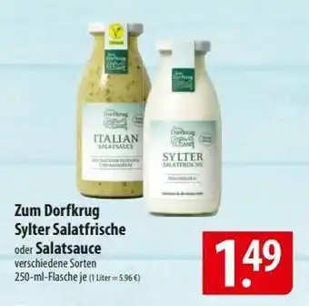 Famila Nord Ost Zum Dorfkrug Sylter Salatfrische oder Salatsauce Angebot