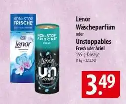 Famila Nord Ost Lenor Wäscheparfüm oder Unstoppables Angebot