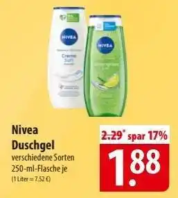 Famila Nord Ost Nivea Duschgel Angebot
