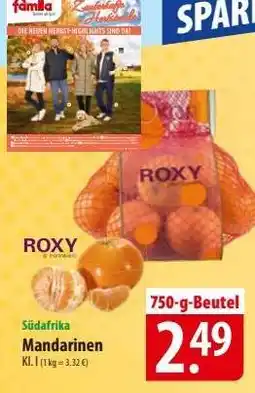 Famila Nord Ost Mandarinen Angebot