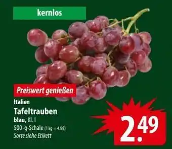 Famila Nord Ost Tafeltrauben Angebot