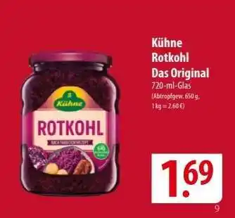 Famila Nord Ost Kühne Rotkohl Das Original Angebot