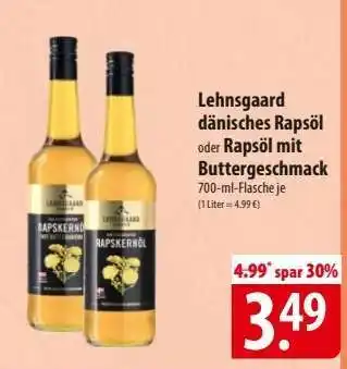 Famila Nord Ost Lehnsgaard dänisches Rapsöl oder Rapsöl mit Buttergeschmack Angebot