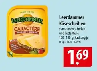 Famila Nord Ost Leerdammer Käsescheiben Angebot