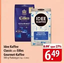 Famila Nord Ost Idee Kaffee classic oder Eilles Gourmet-Kaffee Angebot