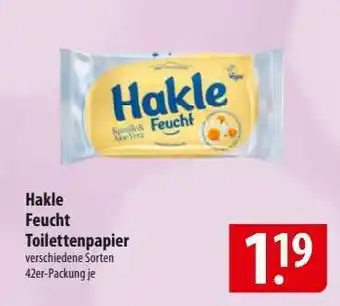 Famila Nord Ost Hakle Feucht Toilettenpapier Angebot