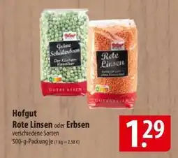 Famila Nord Ost Hofgut Rote Linsen oder Erbsen Angebot