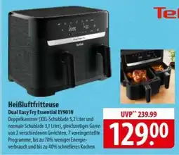 Famila Nord Ost Heißluftfritteuse Dual Easy Fry Essential EY901N Angebot