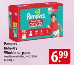 Famila Nord Ost Pampers Baby Dry Windeln oder Pants Angebot