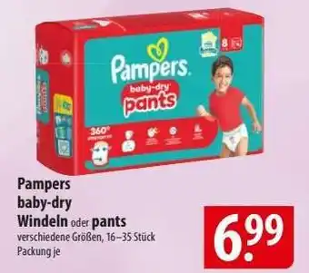 Famila Nord Ost Pampers Baby Dry Windeln oder Pants Angebot