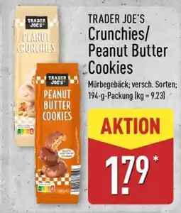 Aldi Nord TRADER JOE'S Crunchies/Peanut Butter Cookies Angebot