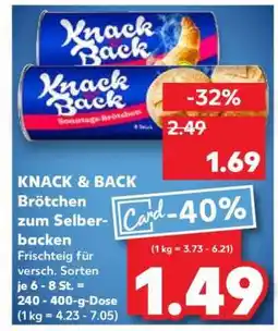 Kaufland Knack & Back Angebot